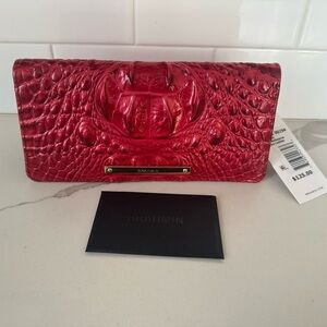 Brahmin wallet Ady merlot Melbourne Leather